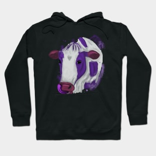 Purple cow Hoodie